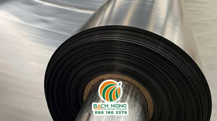 Cuộn màng chống thấm HDPE khổ lớn sẵn sàng cho dự án lót ao hồ thủy sản