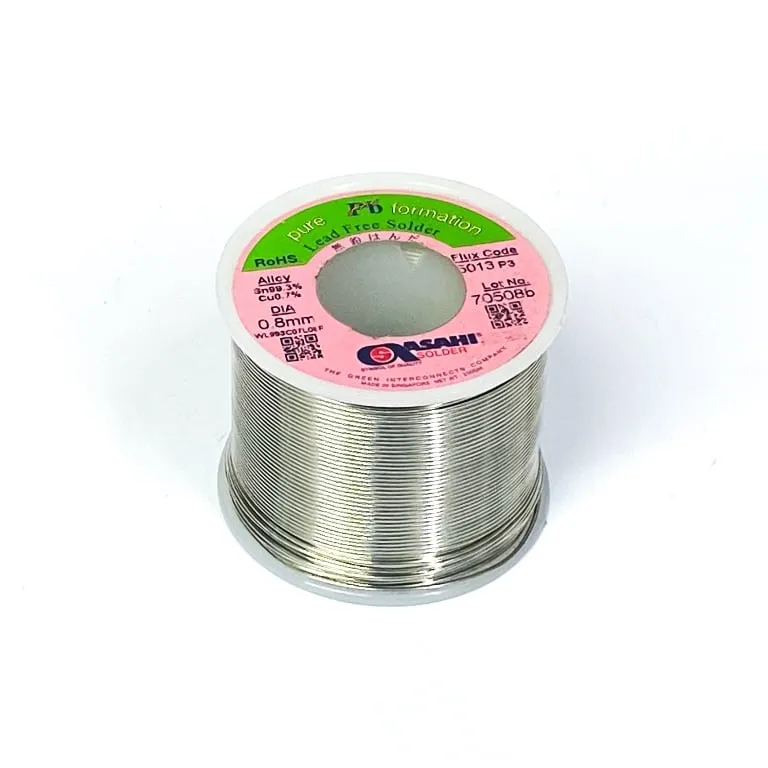 Cuộn thiếc hàn không chì Asahi SN99.3 CU0.7 an toàn môi trường