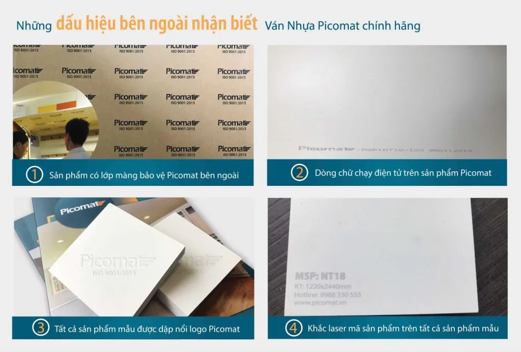 Đặc tính kỹ thuật ván nhựa PVC Picomat