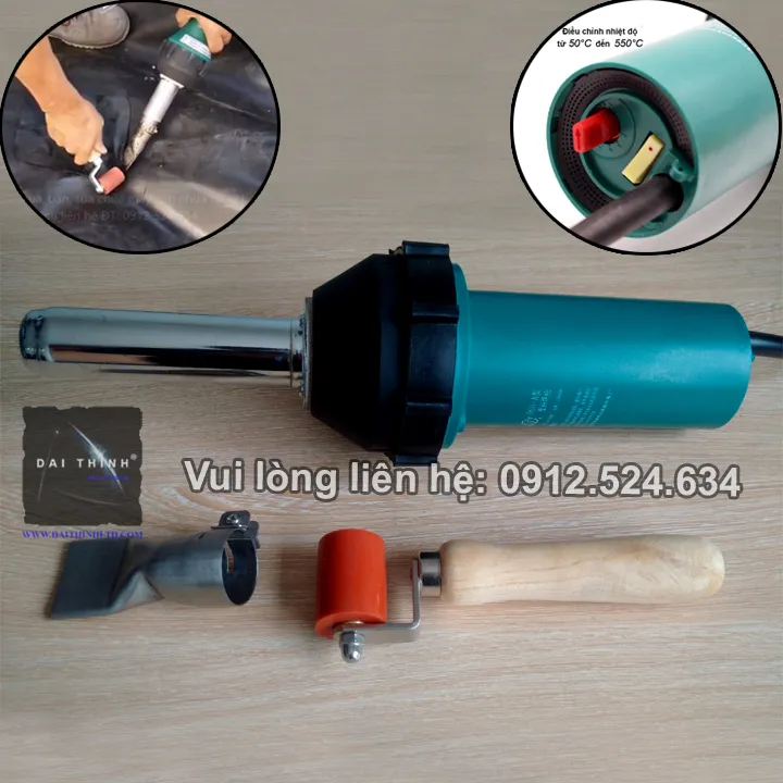 Đầu hàn khe phun rộng 40mm của máy hàn màng HDPE DSHA
