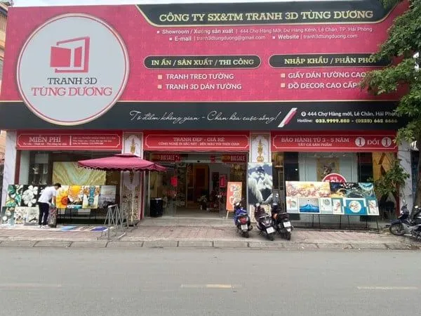 Địa chỉ bán tranh pvc vân đá