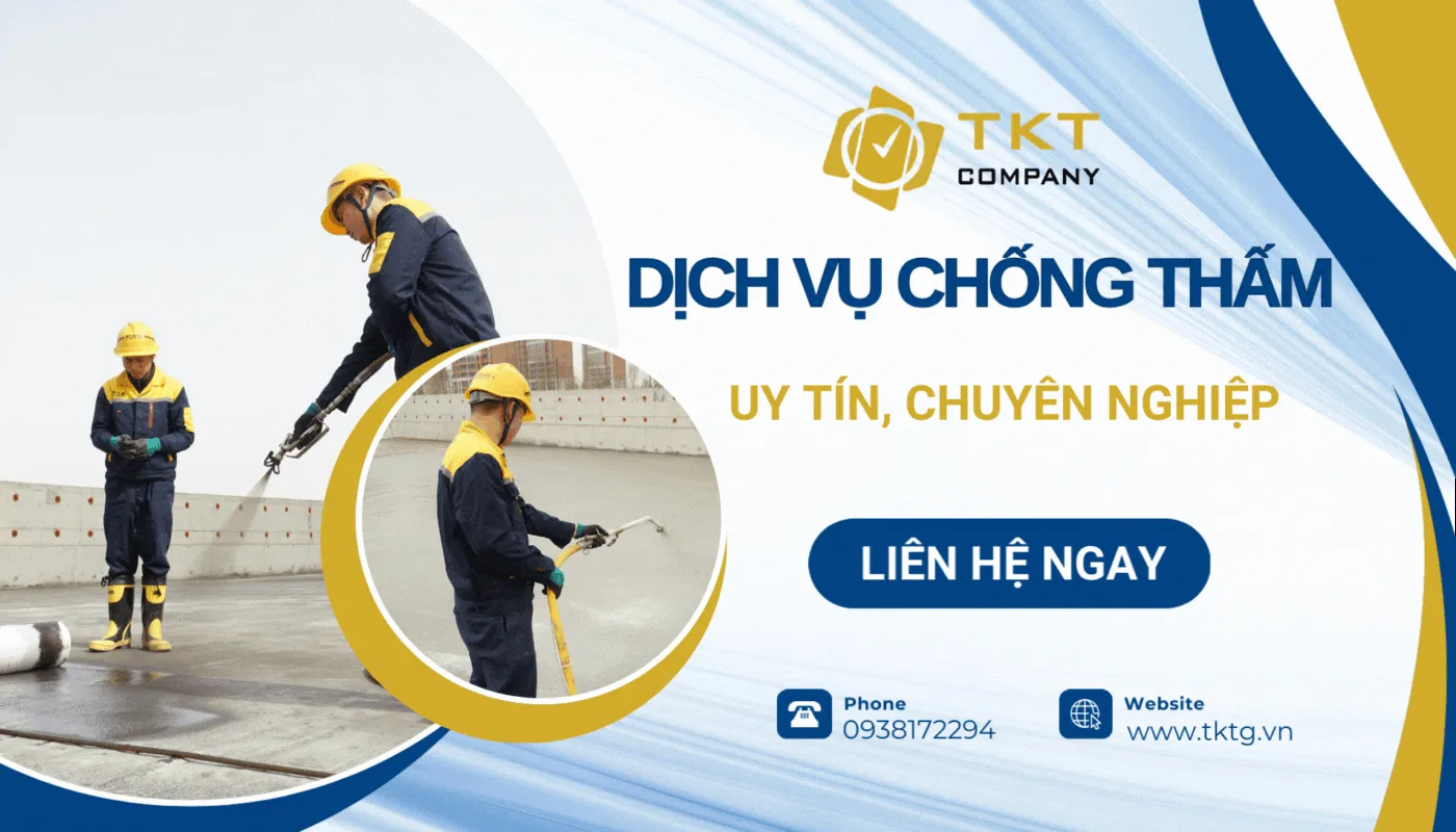 Dịch vụ chống thấm chuyên nghiệp tại TP.HCM
