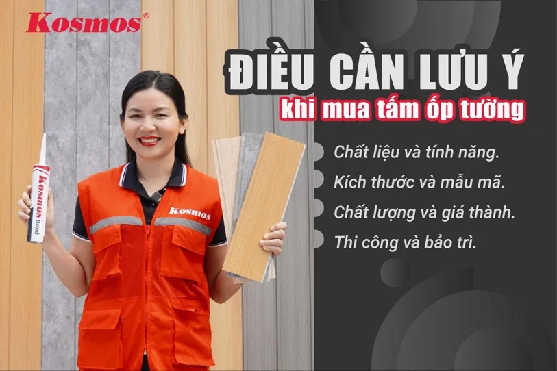 Điều cần lưu ý khi mua tấm ốp tường