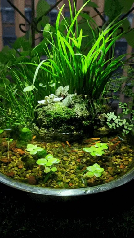 Dù đặt bể cá hay chậu cá tại ban công, nhiệt độ và ánh sáng cần được kiểm soát tốt.