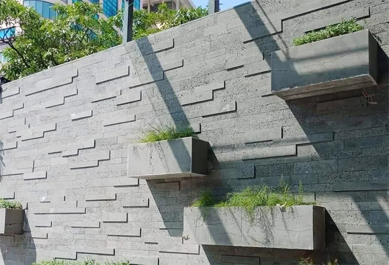 Gạch giả đá ốp tường ngoài trời