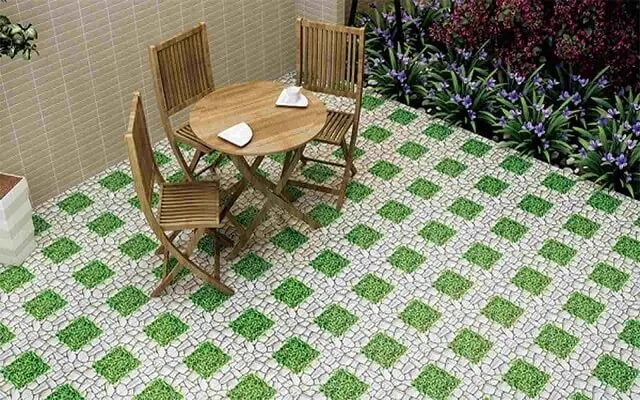 Gạch giả sỏi mang vẻ đẹp tự nhiên cho sân thượng chống thấm