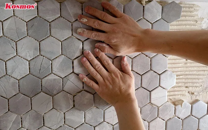 Gạch mosaic là loại gạch ốp tường trang trí có kích thước nhỏ