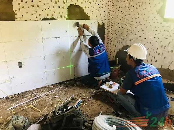Gạch ốp tường không phải là giải pháp chống thấm hiệu quả