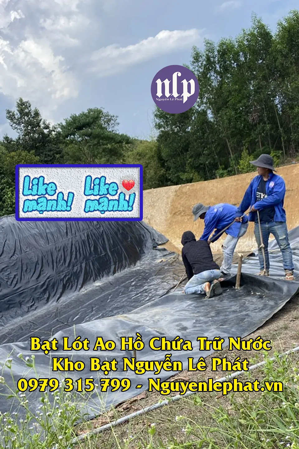 Giá bạt lót hồ cá chống thấm