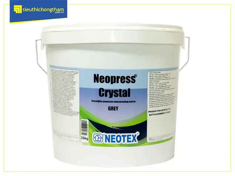 Giải pháp chống thấm Neopress Crystal hiệu quả cho trần nhà