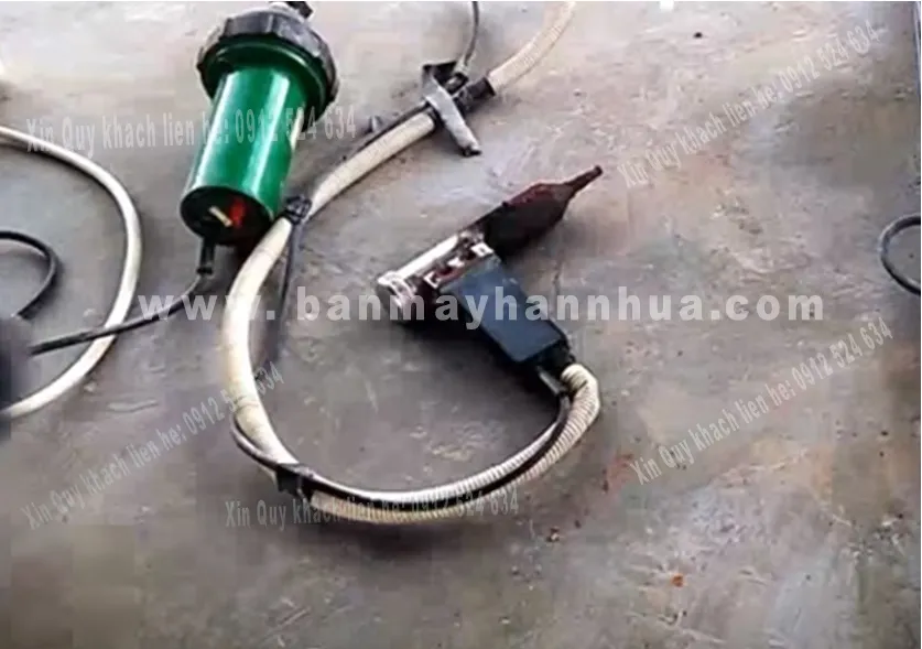 Hàn nhựa PVC, PP, PE bằng máy cầm tay DSH AC
