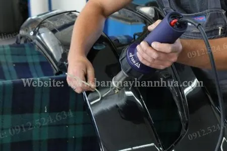 Hàn ống nhựa bằng máy cầm tay Weldy HT1600