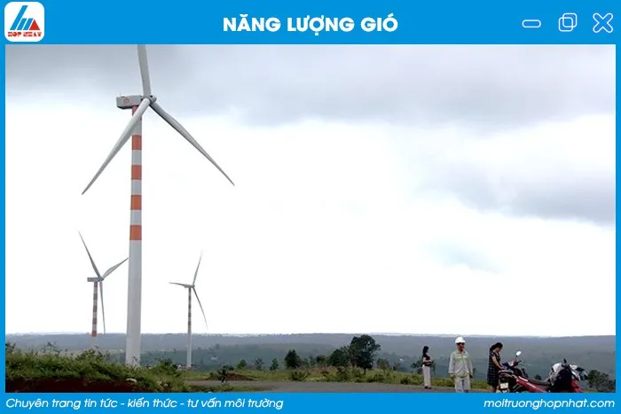 Hệ thống cối xay gió để tạo điện