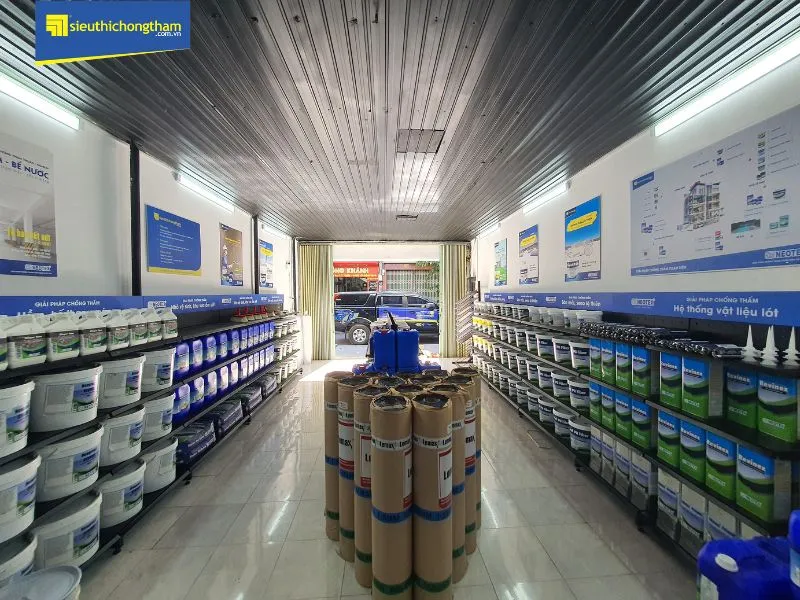 Hệ thống Siêu thị chống thấm cung cấp đa dạng các dòng vật liệu