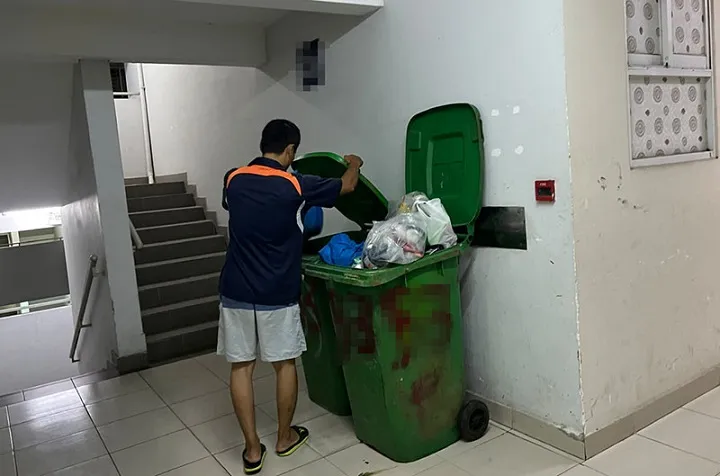 Hệ thống thùng rác phân loại chất thải sinh hoạt theo màu sắc quy định