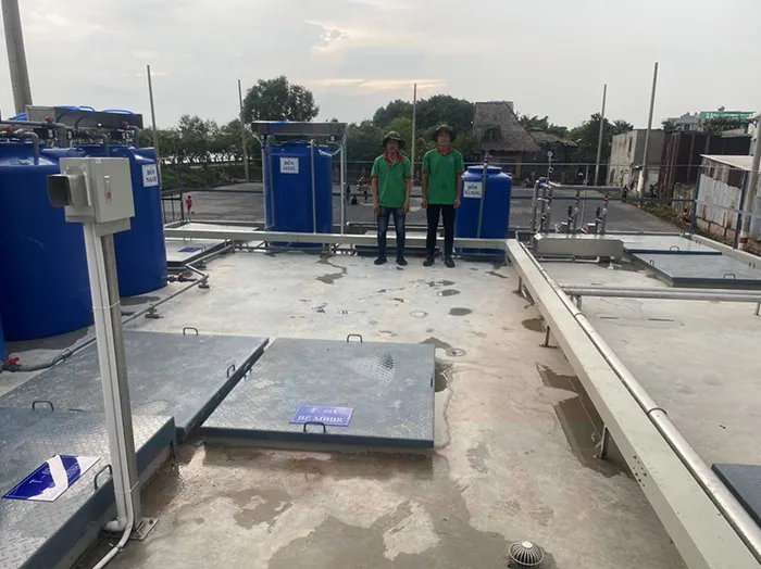 Hệ thống xử lý nước thải do Môi Trường Hợp Nhất thực hiện