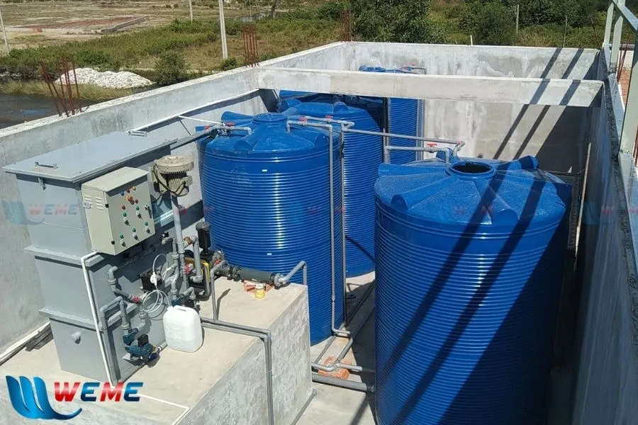 Hệ thống xử lý nước thải sinh hoạt 25m3 với công nghệ MBR