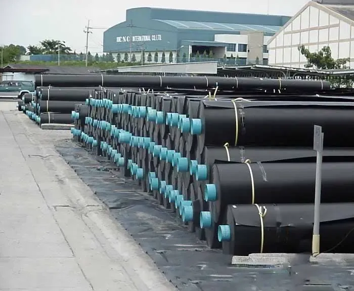 Hình ảnh bạt HDPE được trải trong kênh mương