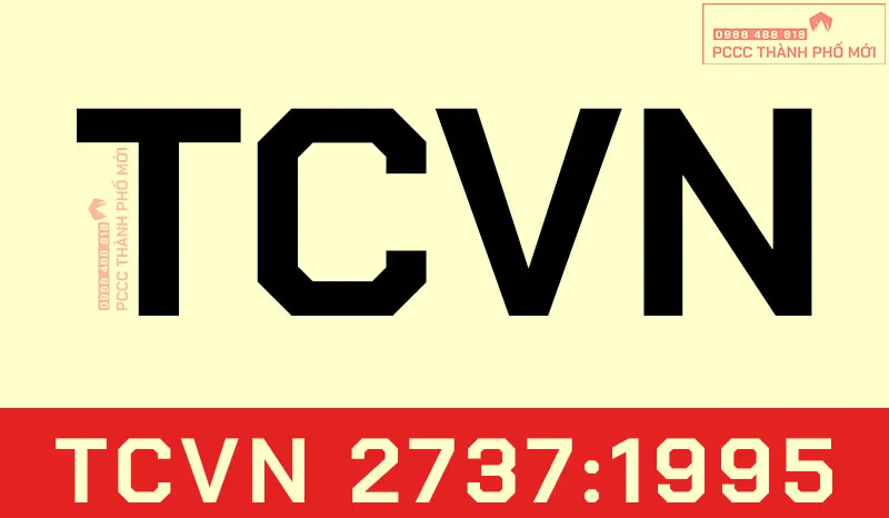 Hình ảnh bìa tiêu chuẩn TCVN 2737:1995 về tải trọng và tác động, tài liệu quan trọng cho thiết kế công trình địa kỹ thuật môi trường.