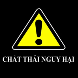 Hình ảnh biểu tượng cảnh báo rác nguy hại