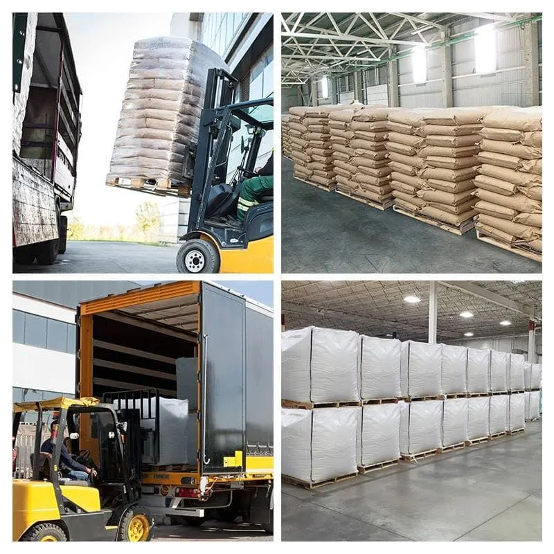 Hình ảnh bột SAP dạng hạt khô sẵn sàng cho đóng gói và sử dụng