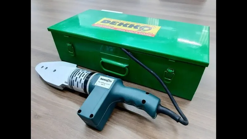 Hình ảnh chi tiết máy hàn nhựa PPR chuyên dụng Dekko với các đặc điểm kỹ thuật
