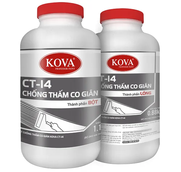 Hình ảnh Kova CT-14, sản phẩm chất chống thấm co giãn vượt trội