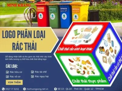 Hình ảnh logo phân loại rác sử dụng hiện nay