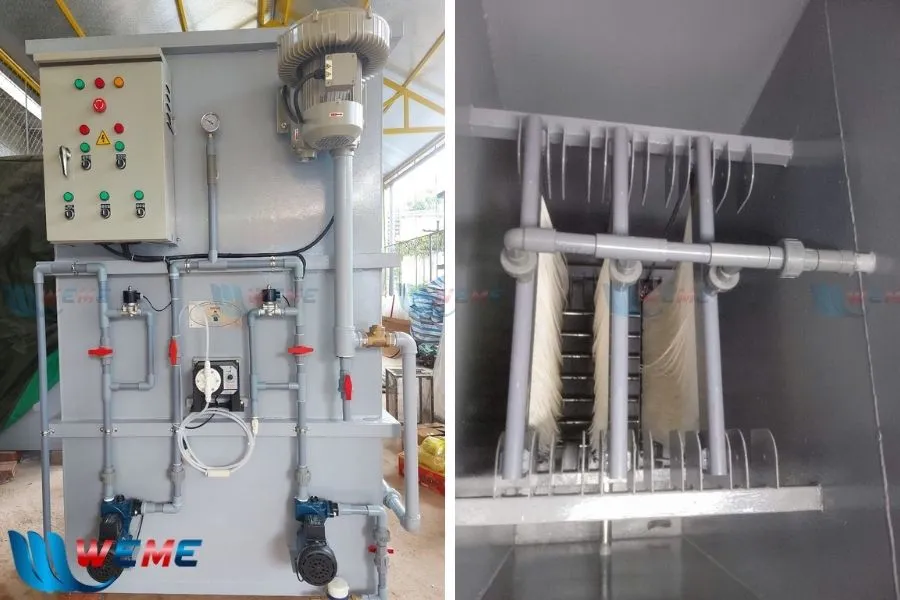 Hình ảnh module và màng lọc MBR