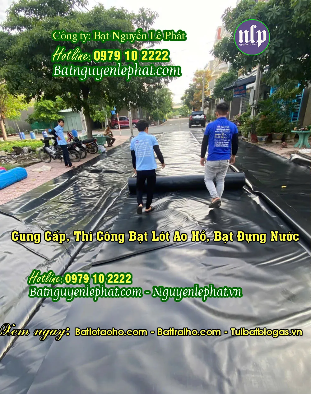Hình ảnh thi công bạt lót hồ HDPE cho dự án nuôi tôm tại Nha Trang