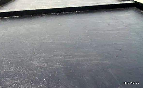 Hình ảnh thực tế thi công chống thấm Sikaproof Membrane cho sàn mái