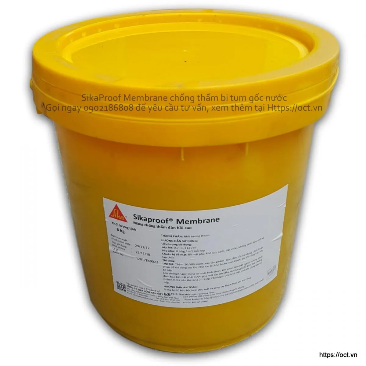 Hình ảnh thùng Sikaproof Membrane 6Kg đã ngừng sản xuất từ Sika