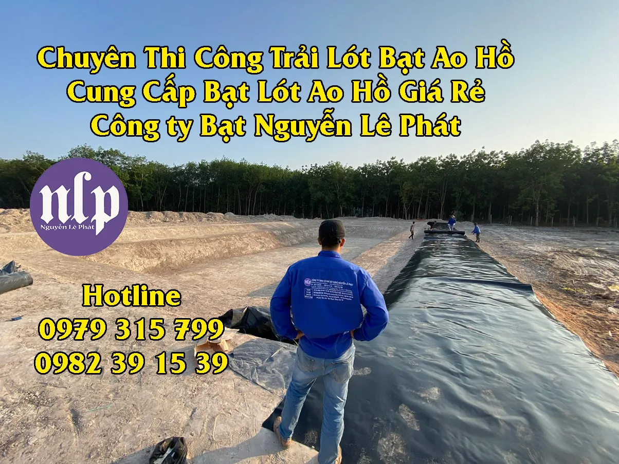 Hồ cá lót bạt HDPE