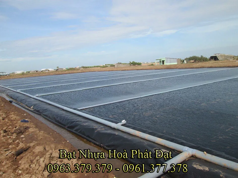 Hồ chứa chất thải công nghiệp lót màng HDPE