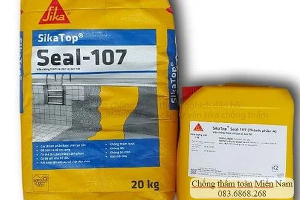 Hỗn hợp chống thấm gốc xi măng polyme SikaTop Seal 107