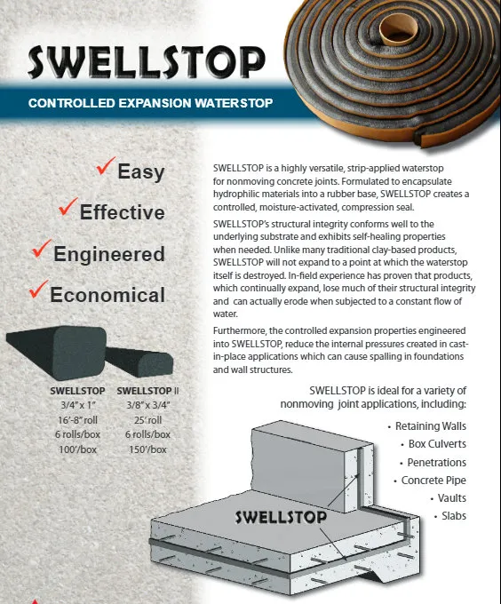 Hướng dẫn lắp đặt thanh cao su trương nở chống thấm Sika SwellStop tại vị trí mạch ngừng