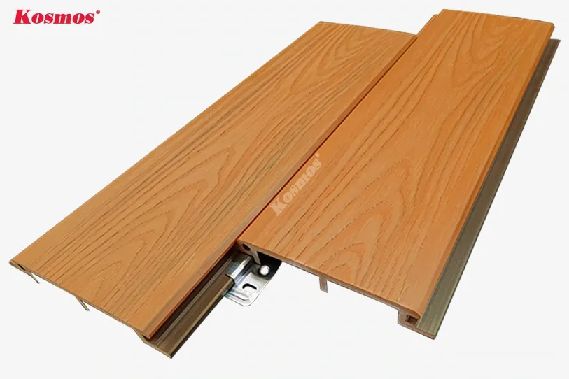 Hướng dẫn thi công ốp gỗ nhựa ASA rộng 113mm bằng con ke inox chuyên dụng