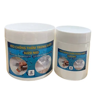 Keo chống thấm trong suốt Suzo N03 bộ 450gam
