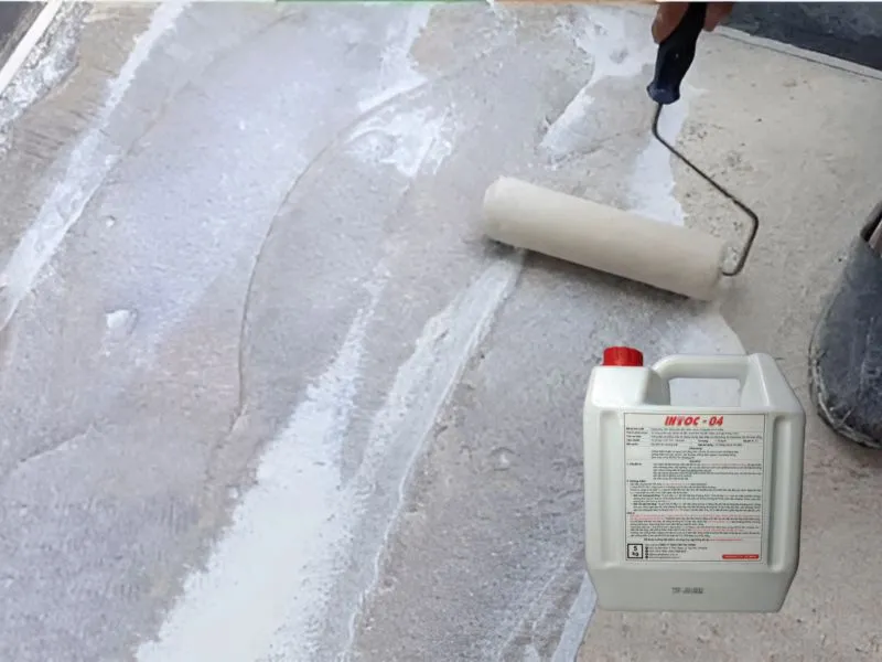 Keo INTOC-04 được dùng để chống thấm mái sân thượng