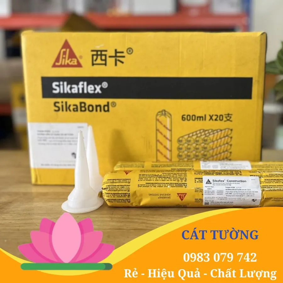 Keo Sikaflex một thành phần dùng để xử lý và trám kín các vết nứt tường hiệu quả
