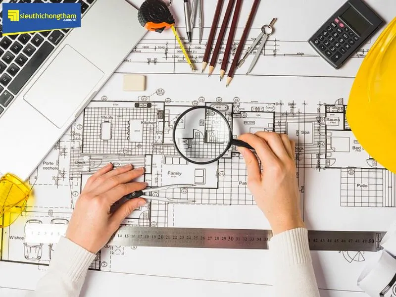 Khảo sát là bước quan trọng trong dịch vụ sửa nhà chống thấm