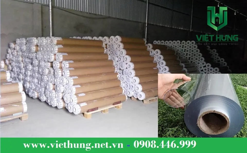 Kho cuộn màng nhựa pvc dẻo trong suốt giá rẻ tại Tp.HCM