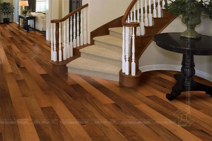 Khó phân biệt được sàn nhựa và sàn gỗ