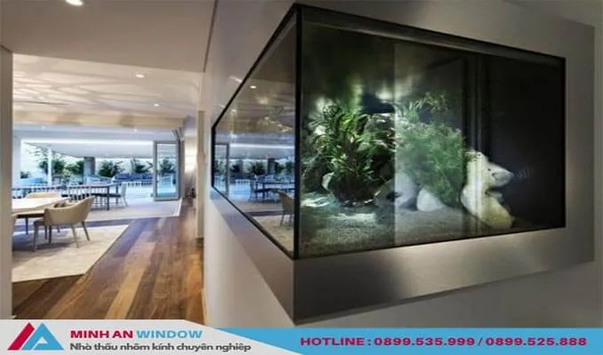 Kính cường lực 8mm cao cấp chuyên dụng cho hồ cá cảnh