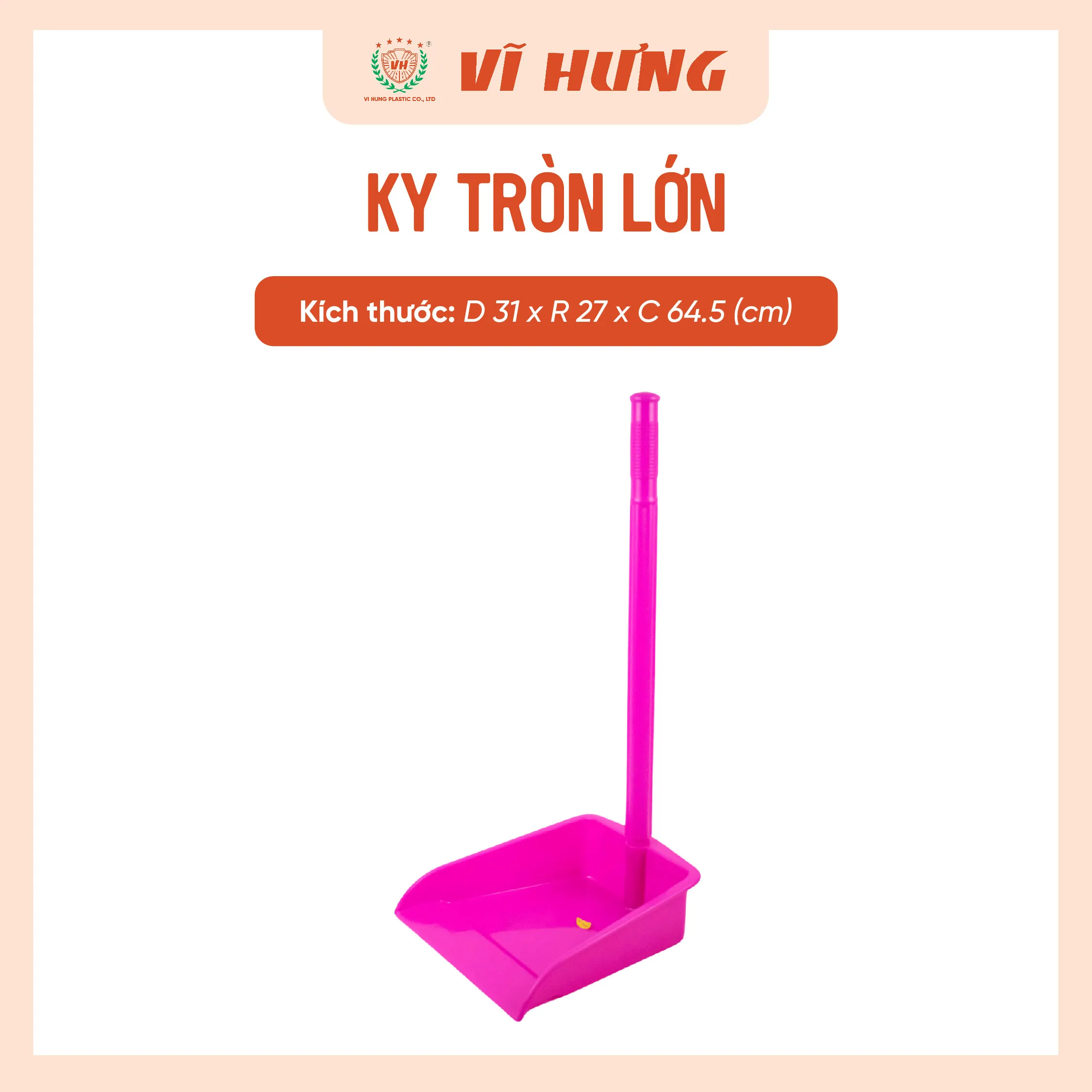 Ky rác cỡ lớn, hỗ trợ phân loại và thu gom chất thải sinh hoạt hiệu quả