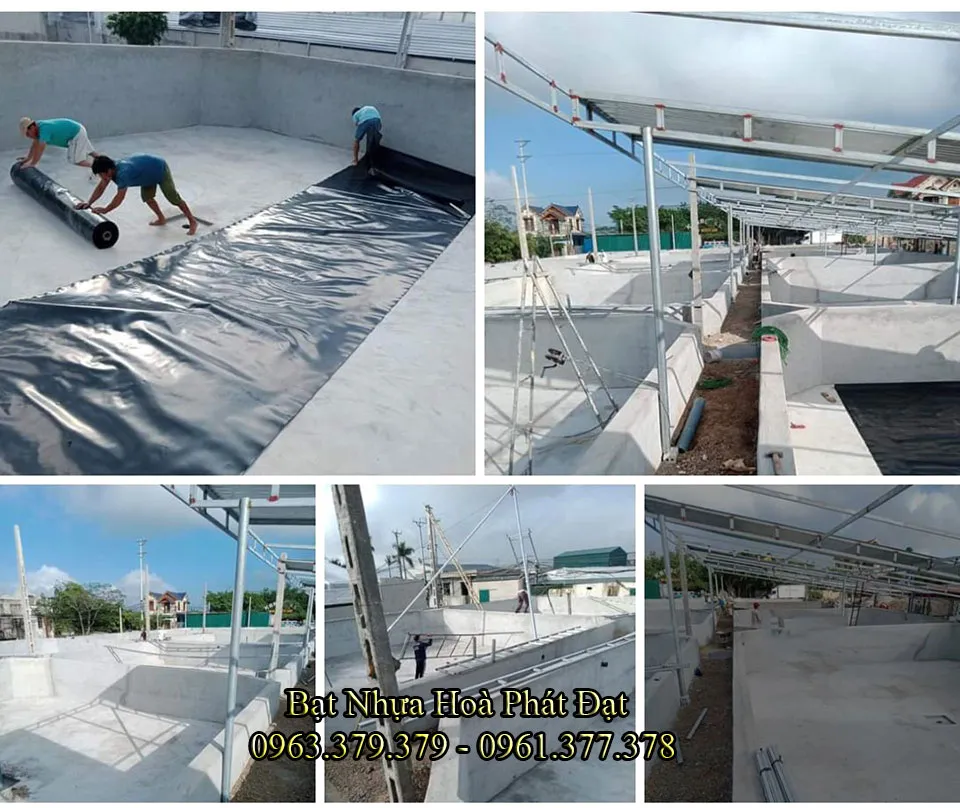 Kỹ sư kiểm tra chất lượng mối hàn bạt HDPE