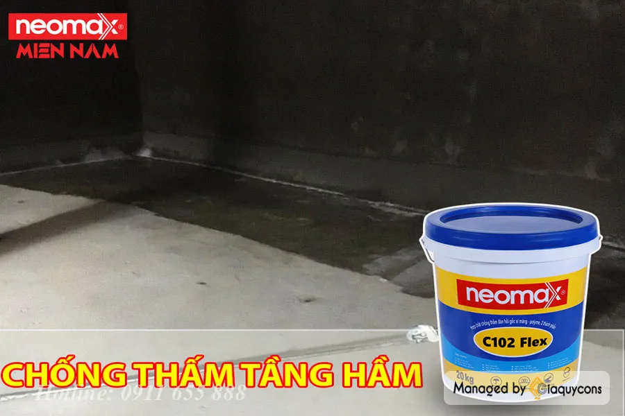 Kỹ thuật viên chống thấm tầng hầm