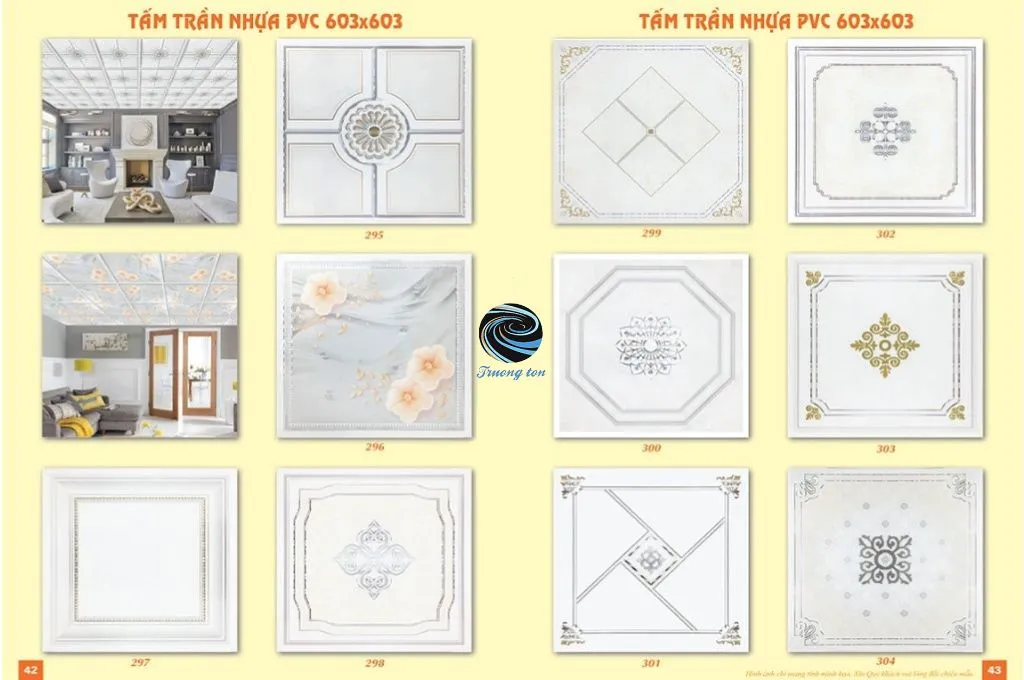 La phông nhựa 60x60 và 60x120