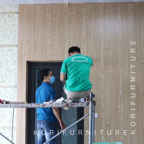 Lắp đặt tấm ốp pvc
