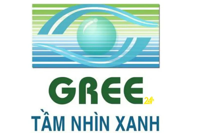 Logo và thông tin liên hệ Công ty Môi Trường Tầm Nhìn Xanh